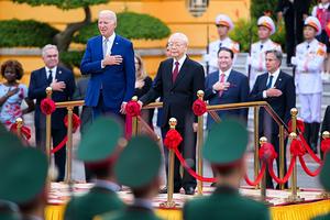 Toàn cảnh lễ đón chính thức Tổng thống Mỹ Joe Biden tại Phủ Chủ tịch