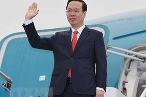 Chủ tịch nước lên đường dự Diễn đàn Cấp cao 'Vành đai và Con đường'