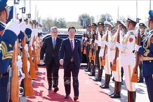 Chủ tịch nước Võ Văn Thưởng hội kiến Chủ tịch Tập Cận Bình