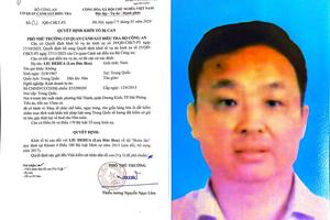 Truy nã Lưu Đức Hoa và khởi tố 7 bị can liên quan đến mỏ đất hiếm tại Yên Bái