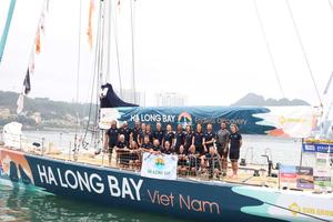Đội đua thuyền buồm Ha Long Bay, Viet Nam về đích chặng 5 Clipper Race 2023-2024