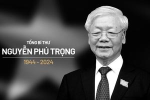 Người dân mang theo thẻ căn cước hoặc sử dụng VNeID khi vào viếng Tổng Bí thư