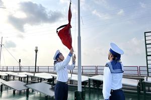 Lễ thượng cờ rủ và Quốc tang Tổng Bí thư Nguyễn Phú Trọng tại quần đảo Trường Sa và Nhà giàn DKI