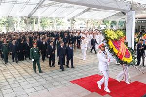 Từ 13 giờ chiều nay (26/7), cử hành Lễ truy điệu và Lễ an táng đồng chí Tổng Bí thư Nguyễn Phú Trọng