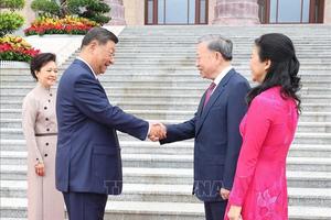 Tổng Bí thư, Chủ tịch Trung Quốc chủ trì Lễ đón chính thức Tổng Bí thư, Chủ tịch nước Tô Lâm