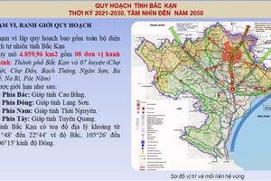 Quy hoạch tỉnh Bắc Kạn thời kỳ 2021 - 2030, tầm nhìn đến năm 2050