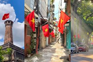 Hà Nội rực rỡ sắc cờ chào mừng Quốc khánh
