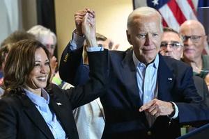 Ông Biden và bà Harris lần đầu cùng vận động tranh cử