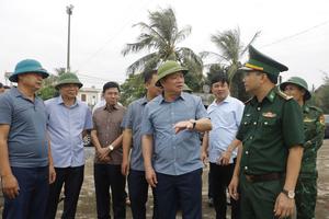 Thái Bình: Tăng cường kiểm tra công tác ứng phó với bão Yagi