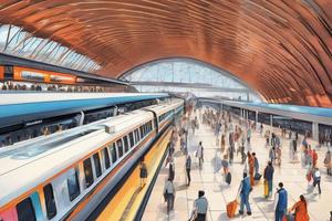 Phương án xây dựng đường sắt tốc độ cao trục Bắc - Nam