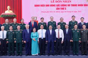 Thủ tướng dự lễ đón nhận danh hiệu Anh hùng Lực lượng vũ trang nhân dân