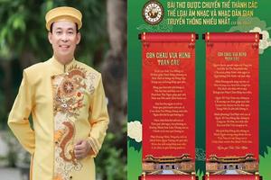 Doanh nhân Trần Văn Mười – từ người lính cảnh vệ đến nhạc sĩ ca khúc nổi tiếng “con cháu vua Hùng toàn cầu”