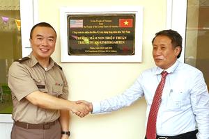 U.S Mission to Vietnam’s Office of Defense Cooperation Hands Over Kindergarten to Quang Tri Province