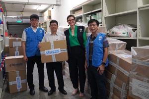 WHO donates one million water purification tablets to Viet Nam
