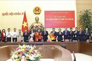 Ủy ban Thường vụ Quốc hội ban hành Nghị quyết về công tác cán bộ
