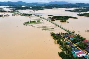 Thương lắm! Lũ về - miền Trung tan hoang trong biển nước