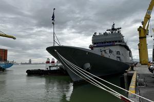 Tàu huấn luyện ROKS Hansando của Hải quân Hàn Quốc tới Đà Nẵng