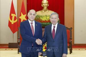 Tổng Bí thư Tô Lâm tiếp Thư ký Hội đồng An ninh Belarus