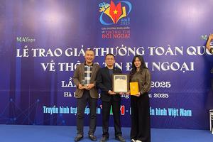 Tạp chí Việt Mỹ giành giải thưởng toàn quốc về thông tin đối ngoại lần thứ XI