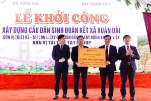T&T Group tài trợ 5 tỷ đồng xây dựng  cầu dân sinh Đoàn kết tại Phú Thọ