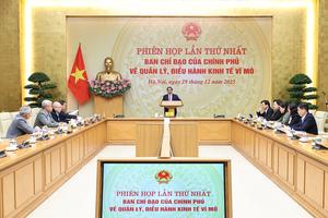 Thủ tướng chủ trì phiên họp thứ nhất Ban Chỉ đạo quản lý, điều hành kinh tế vĩ mô