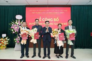 Nhà báo Nguyễn Tiến Dũng được bổ nhiệm làm Tổng Biên tập Tạp chí điện tử Văn hóa và Phát triển