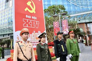 Công an Hà Nội diễn tập phương án bảo đảm trật tự, an toàn giao thông phục vụ Chương trình nghệ thuật đặc biệt chào mừng thành công Đại hội XIV của Đảng