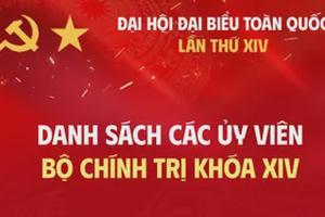 Chân dung 19 đồng chí Ủy viên Bộ Chính trị khóa XIV