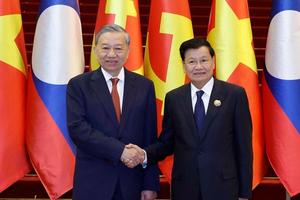 Tổng Bí thư, Chủ tịch nước Lào thăm cấp Nhà nước tới Việt Nam
