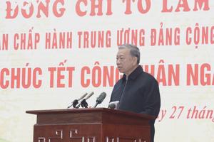 Tổng Bí thư Tô Lâm thăm, chúc Tết công nhân ngành than tại Quảng Ninh