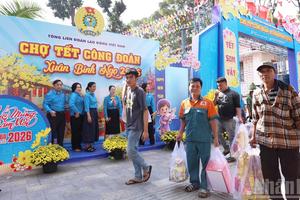 Khai mạc chương trình “Chợ Tết Công đoàn-Xuân 2026”