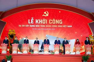 Tổng Bí thư Tô Lâm dự lễ khởi công xây dựng Bảo tàng Đảng Cộng sản Việt Nam