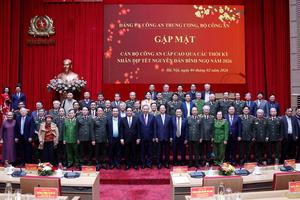 Tổng Bí thư Tô Lâm gặp mặt cán bộ công an cấp cao các thời kỳ
