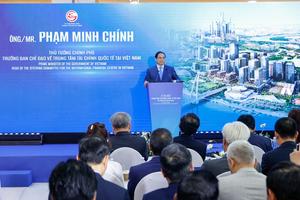 Thủ tướng dự lễ ra mắt Trung tâm Tài chính Quốc tế Việt Nam