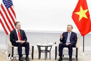 Tổng Bí thư Tô Lâm tiếp Trưởng đại diện Thương mại Hoa Kỳ Jamieson Greer