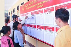 Nghệ An tổ chức bỏ phiếu bầu cử sớm tại 55 khu vực