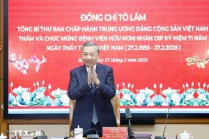 Toàn văn phát biểu của Tổng Bí thư Tô Lâm tại Bệnh viện Hữu Nghị