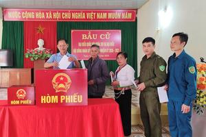 462 khu vực bỏ phiếu ở Ninh Bình đạt 100% cử tri đi bầu cử