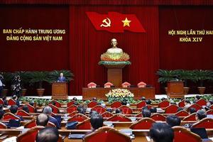 Thông báo hội nghị lần thứ hai Ban Chấp hành Trung ương Đảng khóa XIV