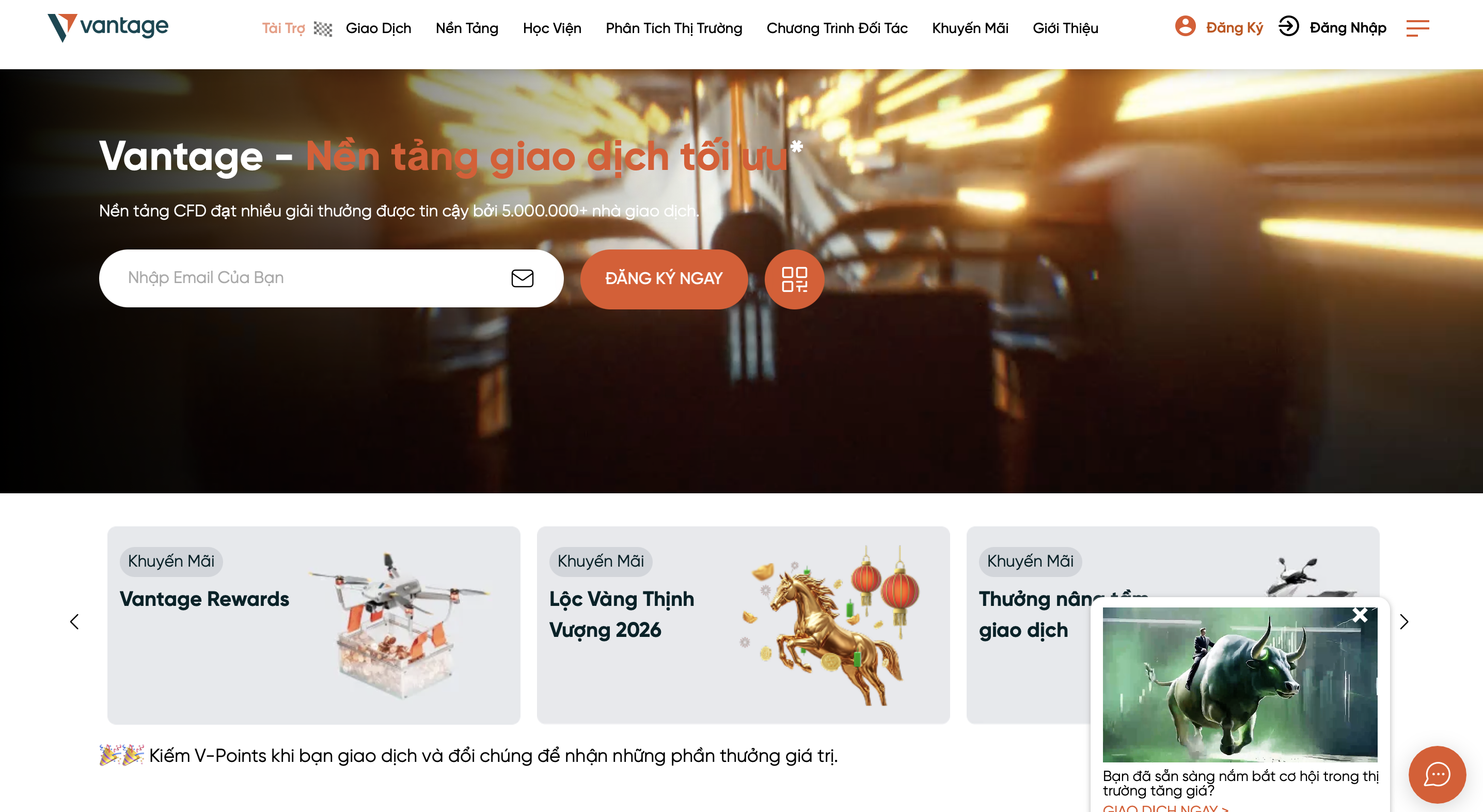 Hoạt động của sàn giao dịch Vantage tại Việt Nam có dấu hiệu vi phạm pháp luật