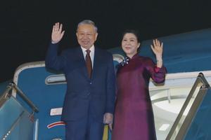 Tổng Bí thư, Chủ tịch nước Tô Lâm bắt đầu chuyến thăm cấp Nhà nước tới Trung Quốc