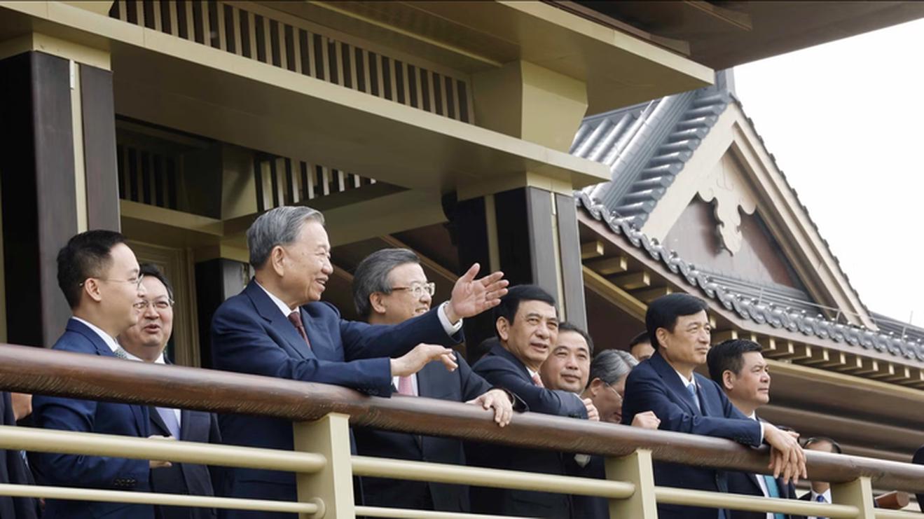 Tổng Bí thư, Chủ tịch nước Tô Lâm khảo sát Khu mới Hùng An của Trung Quốc