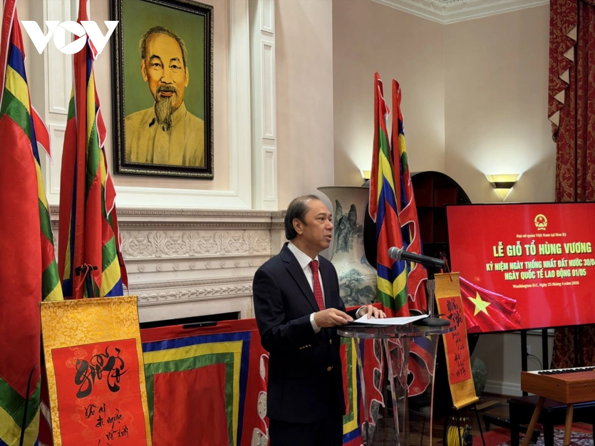 Đại sứ quán Việt Nam tại Hoa Kỳ tổ chức Giỗ tổ Hùng vương và kỷ niệm ngày non sông Thống nhất