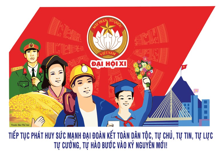 Hơn 1.300 đại biểu sẽ tham dự Đại hội đại biểu toàn quốc Mặt trận Tổ quốc Việt Nam lần thứ XI, nhiệm kỳ 2026-2031